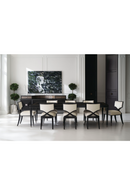 Sillas de comedor de chenilla marfil | Caracole First Chair | Oroa.es