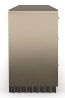 Cómoda en Latón Dorado y Madera Marfil | Caracole Circadian | Oroa.es