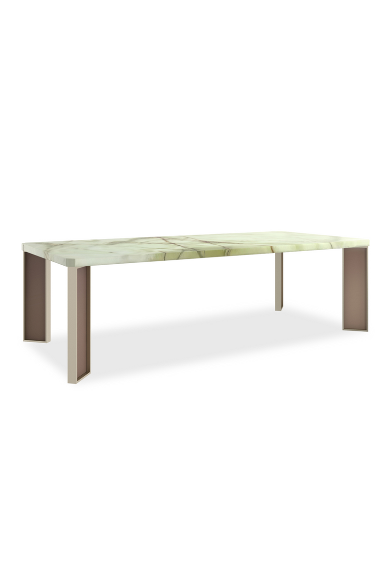 Mesa de comedor de ónix verde | Caracole The Naturalist | Oroa.es