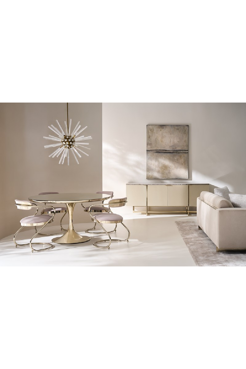 Silla de comedor con consola ondulada | Caracole Retrospect | Oroa.es