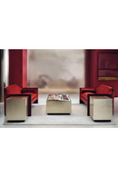 Mesa Auxiliar en Topo Plateado | Caracole Coffee Couture | Oroa.es