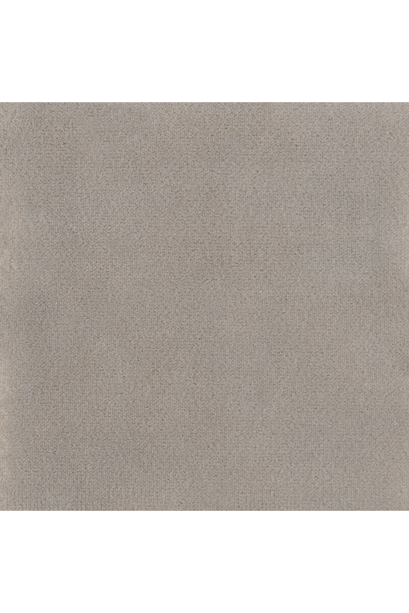 Sillón auxiliar de terciopelo topo | Caracole Coco | Oroa.es