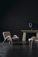 Sillón auxiliar de terciopelo topo | Caracole Coco | Oroa.es