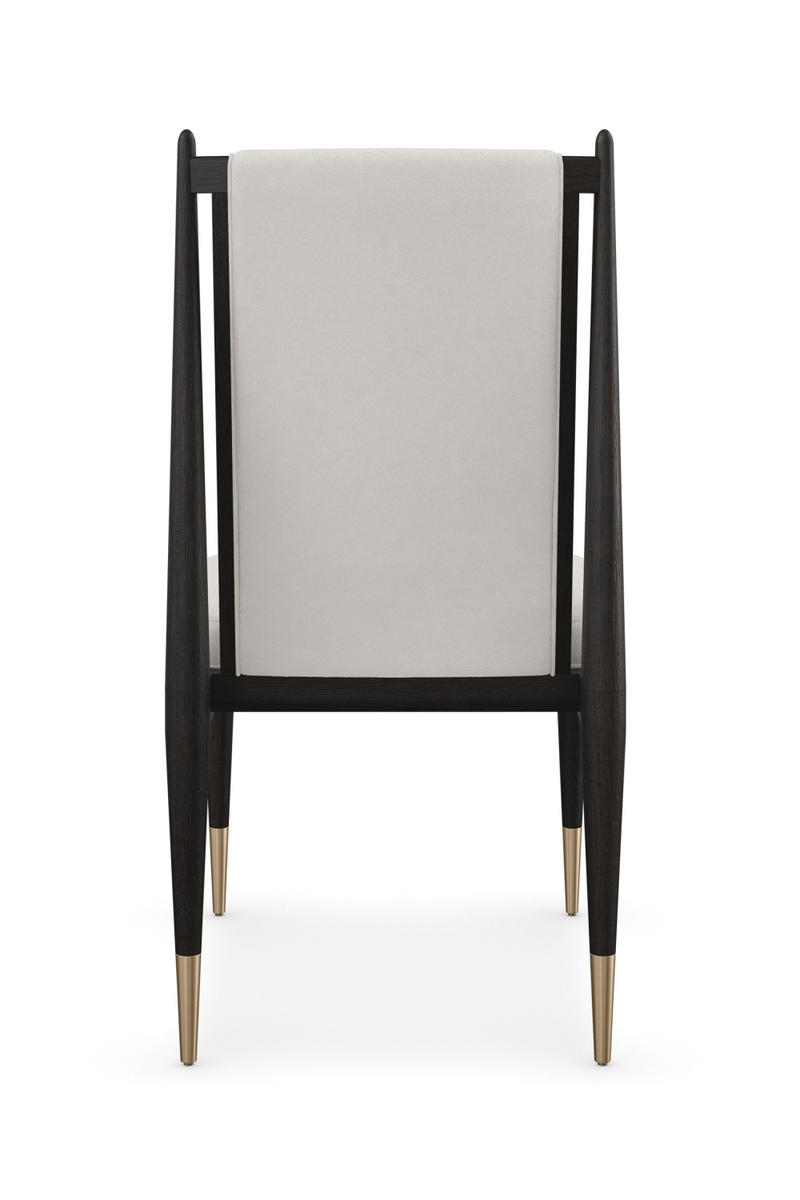 Silla de comedor bouclé marfil | Caracole Unity | Oroa.es