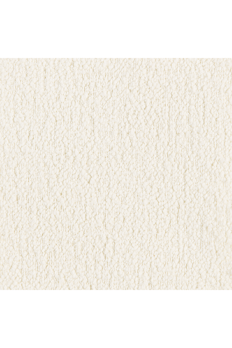 Silla de comedor bouclé marfil | Caracole Unity | Oroa.es