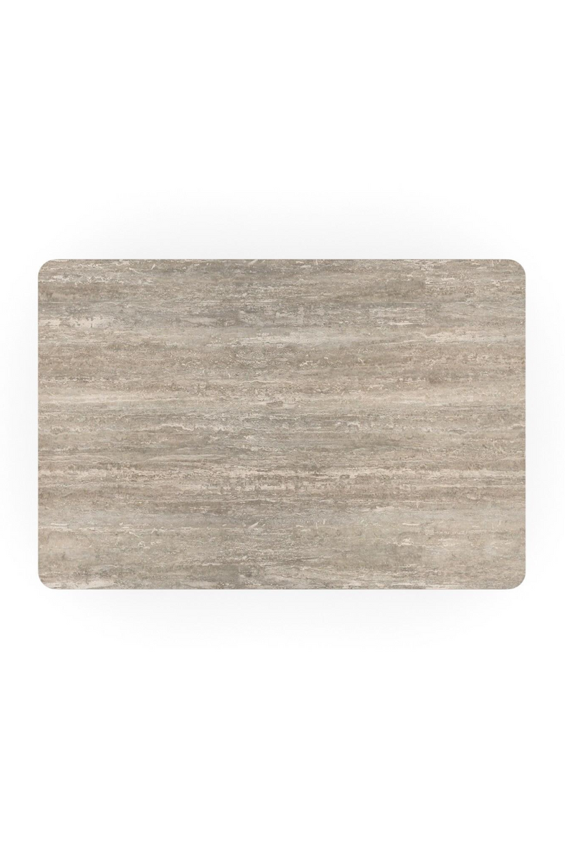 Mesita de Noche en Madera y Travertino | Caracole Balance Drawer | Oroa.es