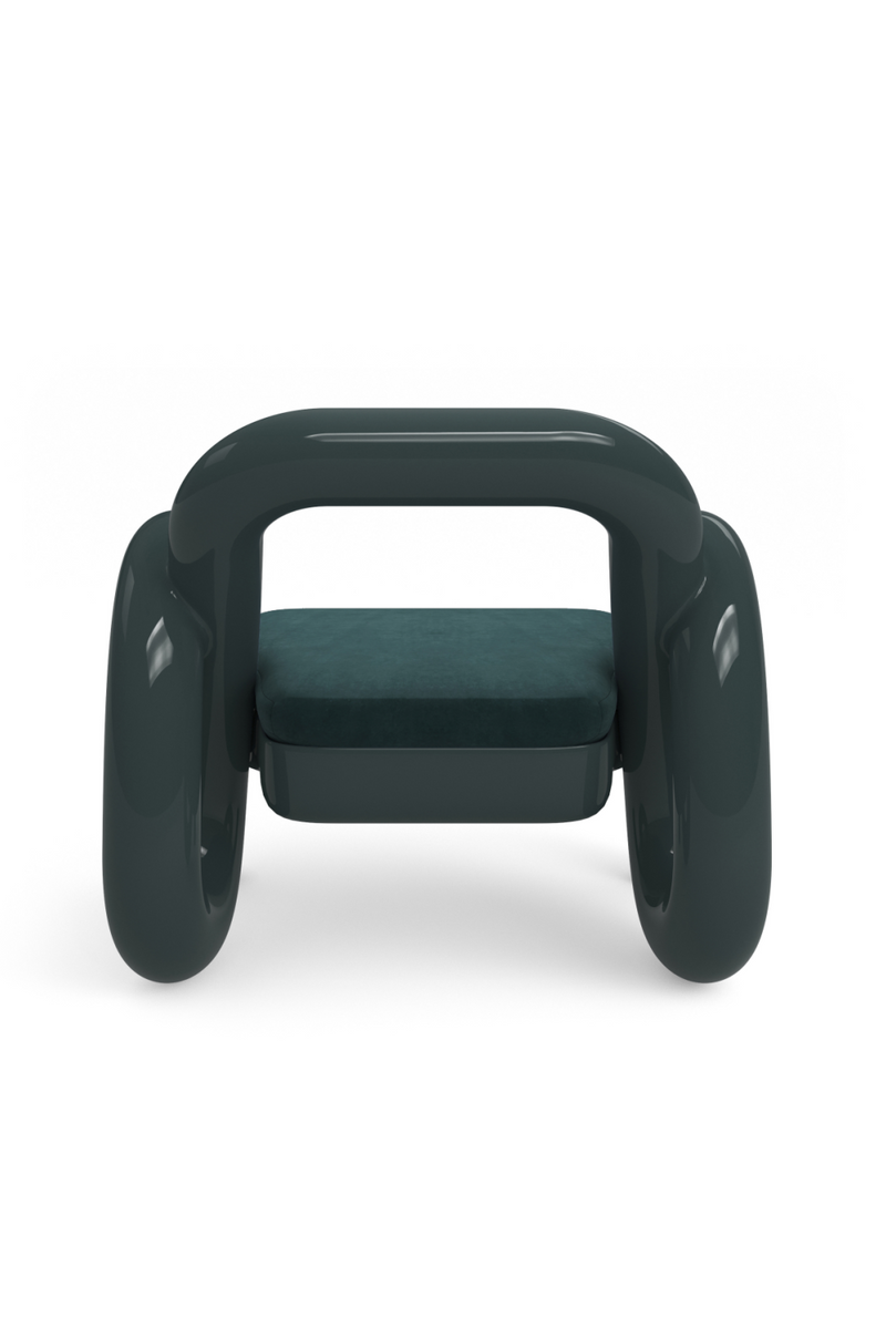 Sillón de acento trenzado brillante | Caracole Gelée | Oroa.es