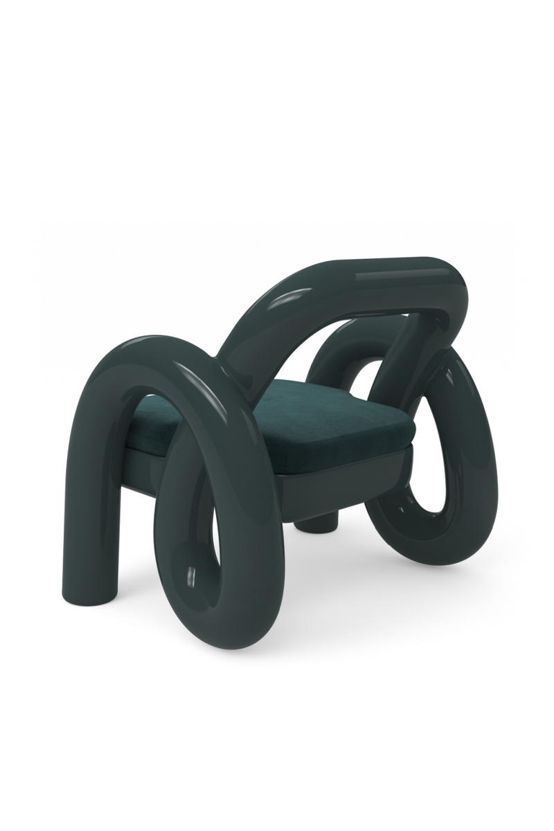 Sillón de acento trenzado brillante | Caracole Gelée | Oroa.es