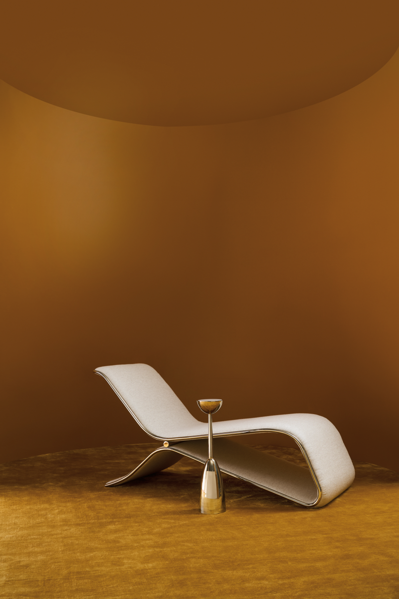 Chaise longue escultural moderna | Caracole Parallax | Oroa.es