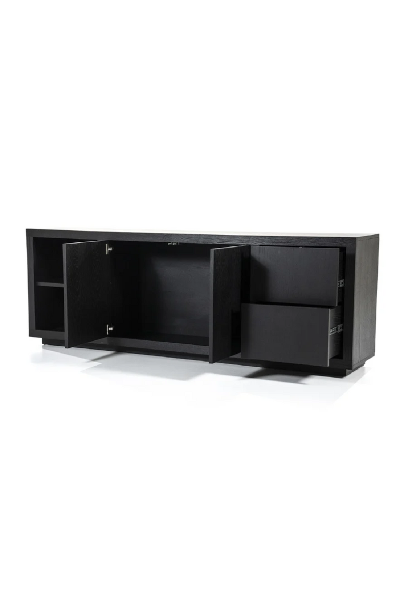 Aparador Negro de 200 cm (2 Puertas) | OROA Home Helsinki | Oroa.es