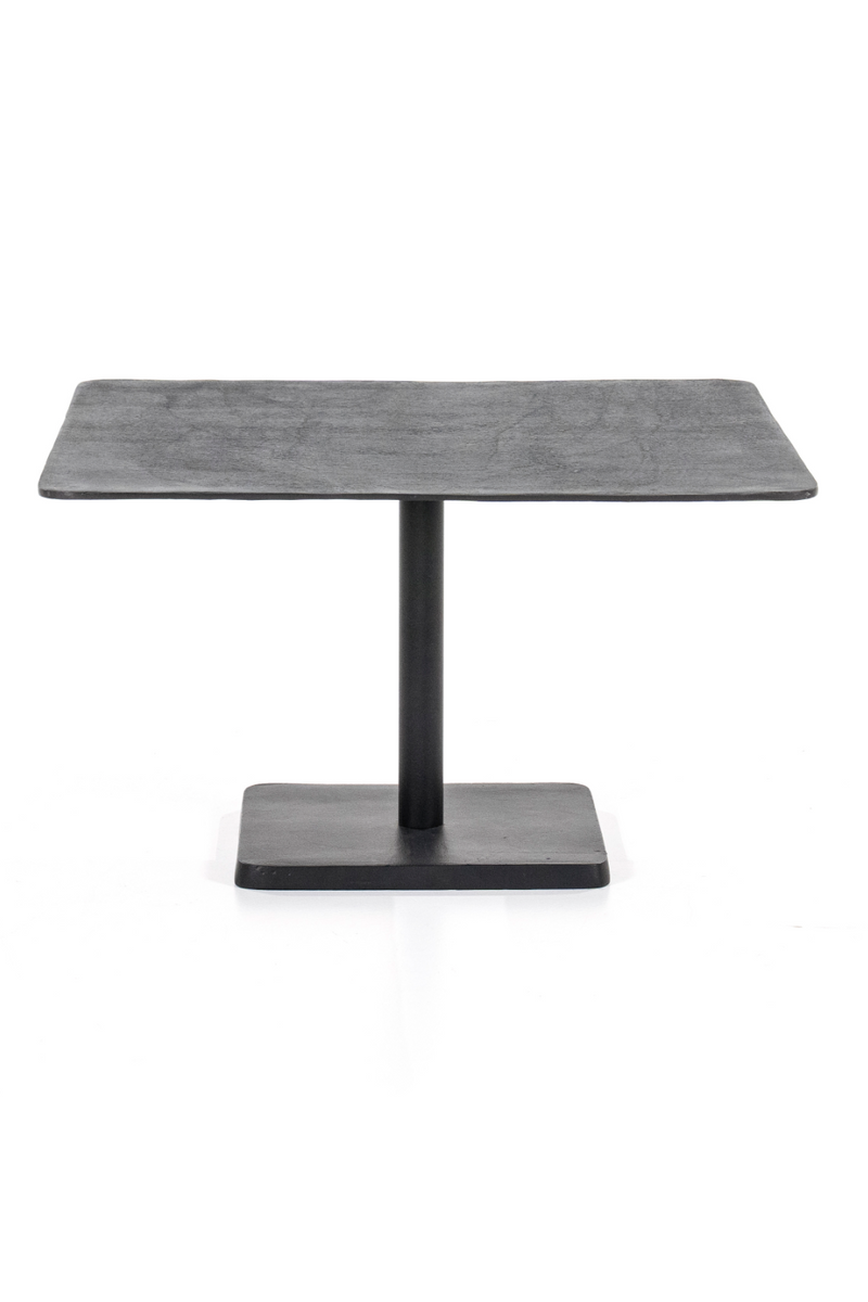 Mesa de Centro con Pedestal de Aluminio Negro | OROA Home Neal | Oroa.es