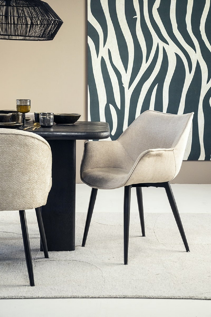 Silla de Comedor Gris Houston | OROA Home Sandy | Oroa.es