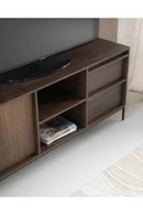 Mueble de TV de Mango de Madera (2 Puertas) | OROA Home Jimmy | Oroa.es