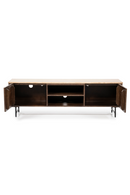 Mueble de TV de Madera de Mango 170 cm (2 Puertas) | OROA Home Lio | Oroa.es