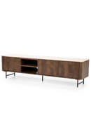 Mueble de TV de Madera de Mango 200 cm (3 Puertas) | OROA Home Lio | Oroa.es
