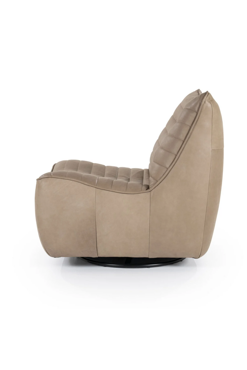 Sillón de Cuero Taupe | Oroa Home Matthew | Oroa.es