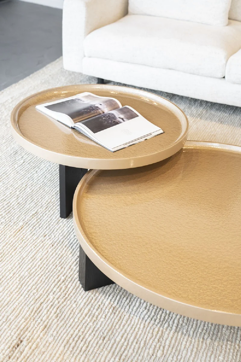 Mesa de Centro de Chapa de Roble Beige 120x25 cm | Oroa Home Mayson | Oroa.es