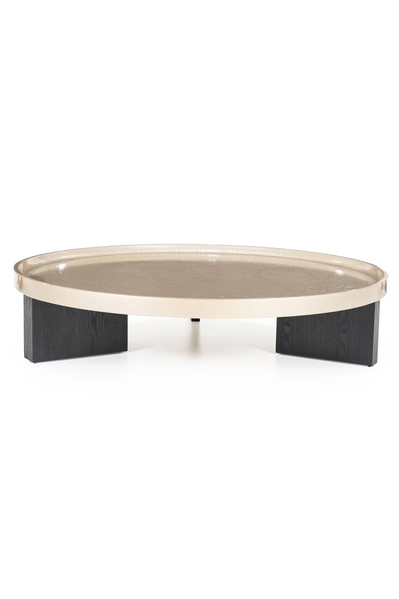 Mesa de Centro de Chapa de Roble Beige 120x25 cm | Oroa Home Mayson | Oroa.es