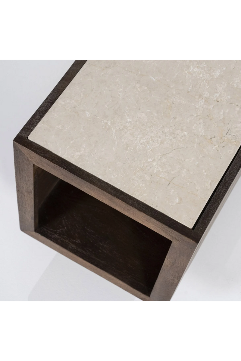 Mesa de Centro de Mármol y Madera | Oroa Home Hazel | Oroa.es