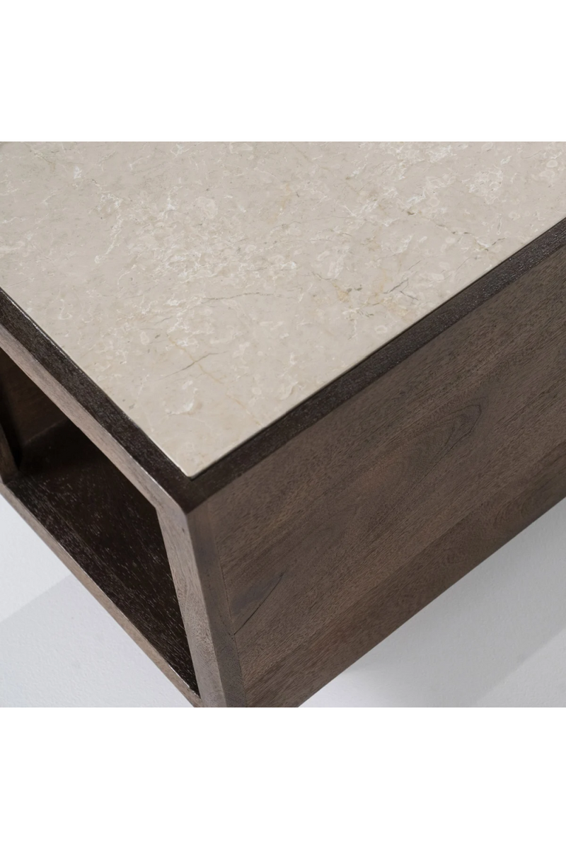 Mesa de Centro de Mármol y Madera | Oroa Home Hazel | Oroa.es