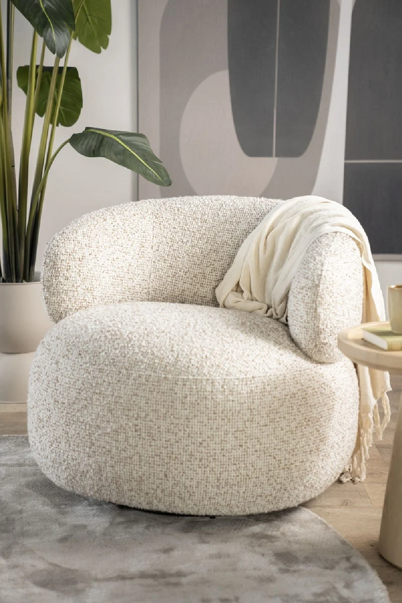 Sillón en Tejido Beige Maywood | Oroa Home Maeve | Oroa.es