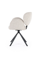 Silla de Comedor con Reposabrazos Taupe | Oroa Home Rosalin | Oroa.es