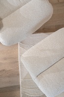 Sillón de Tejido Beige Salerno con Reposapiés | OROA Home Caleb | Oroa.es