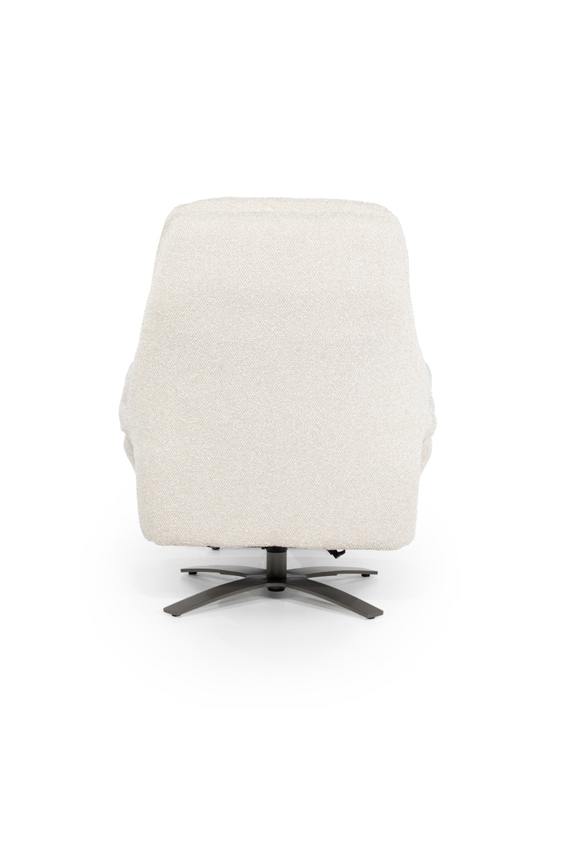 Sillón de Tejido Beige Salerno con Reposapiés | OROA Home Caleb | Oroa.es