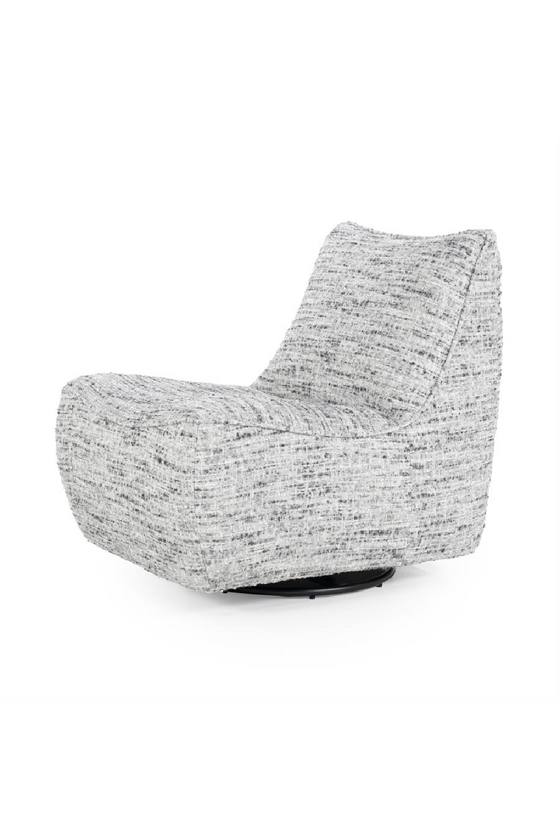 Sillón Giratorio de Tejido Gris Barkley | OROA Home Loys | Oroa.es