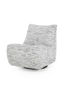 Sillón Giratorio de Tejido Gris Barkley | OROA Home Loys | Oroa.es