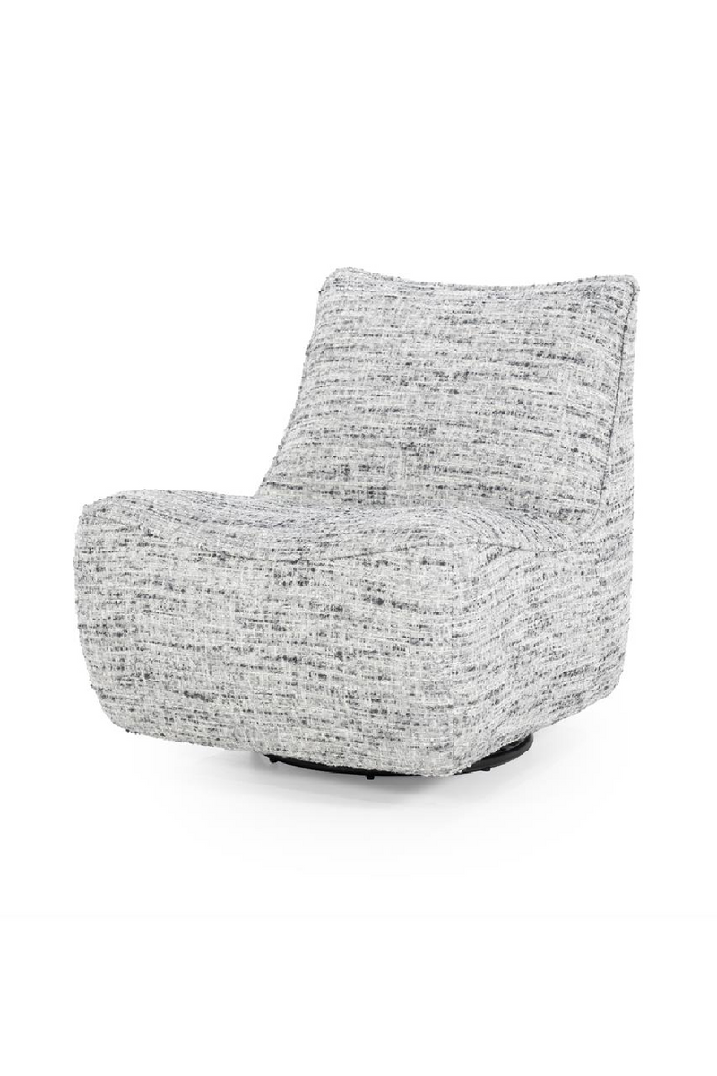 Sillón Giratorio de Tejido Gris Barkley | OROA Home Loys | Oroa.es