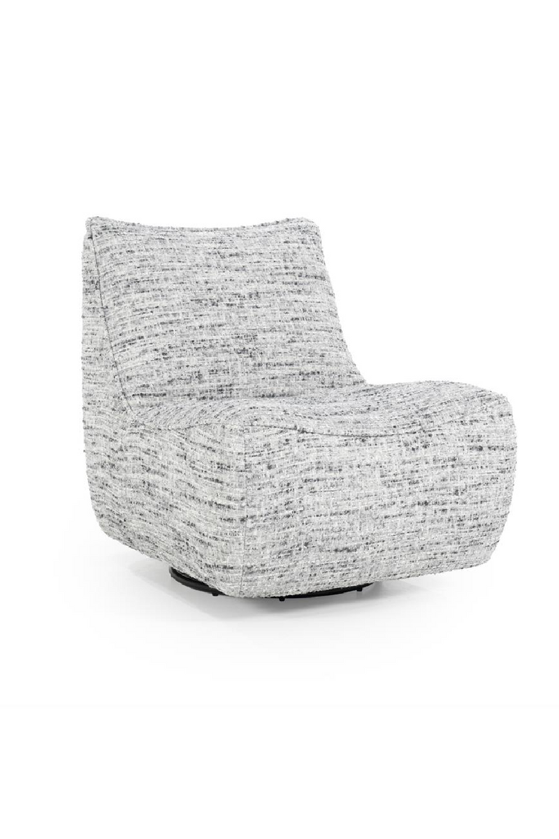 Sillón Giratorio de Tejido Gris Barkley | OROA Home Loys | Oroa.es