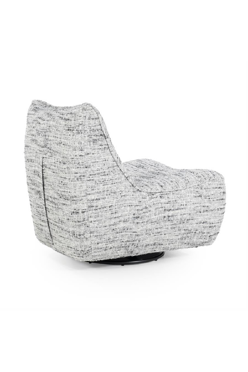 Sillón Giratorio de Tejido Gris Barkley | OROA Home Loys | Oroa.es