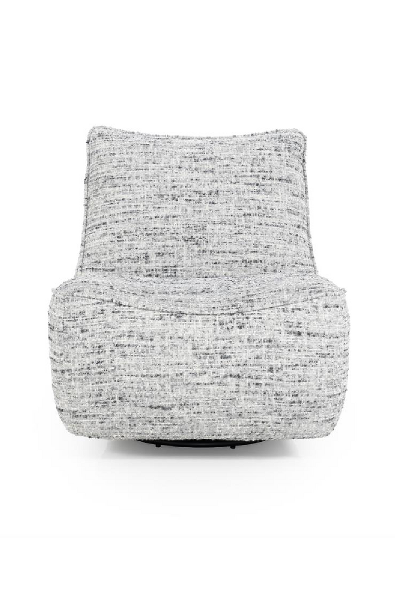 Sillón Giratorio de Tejido Gris Barkley | OROA Home Loys | Oroa.es