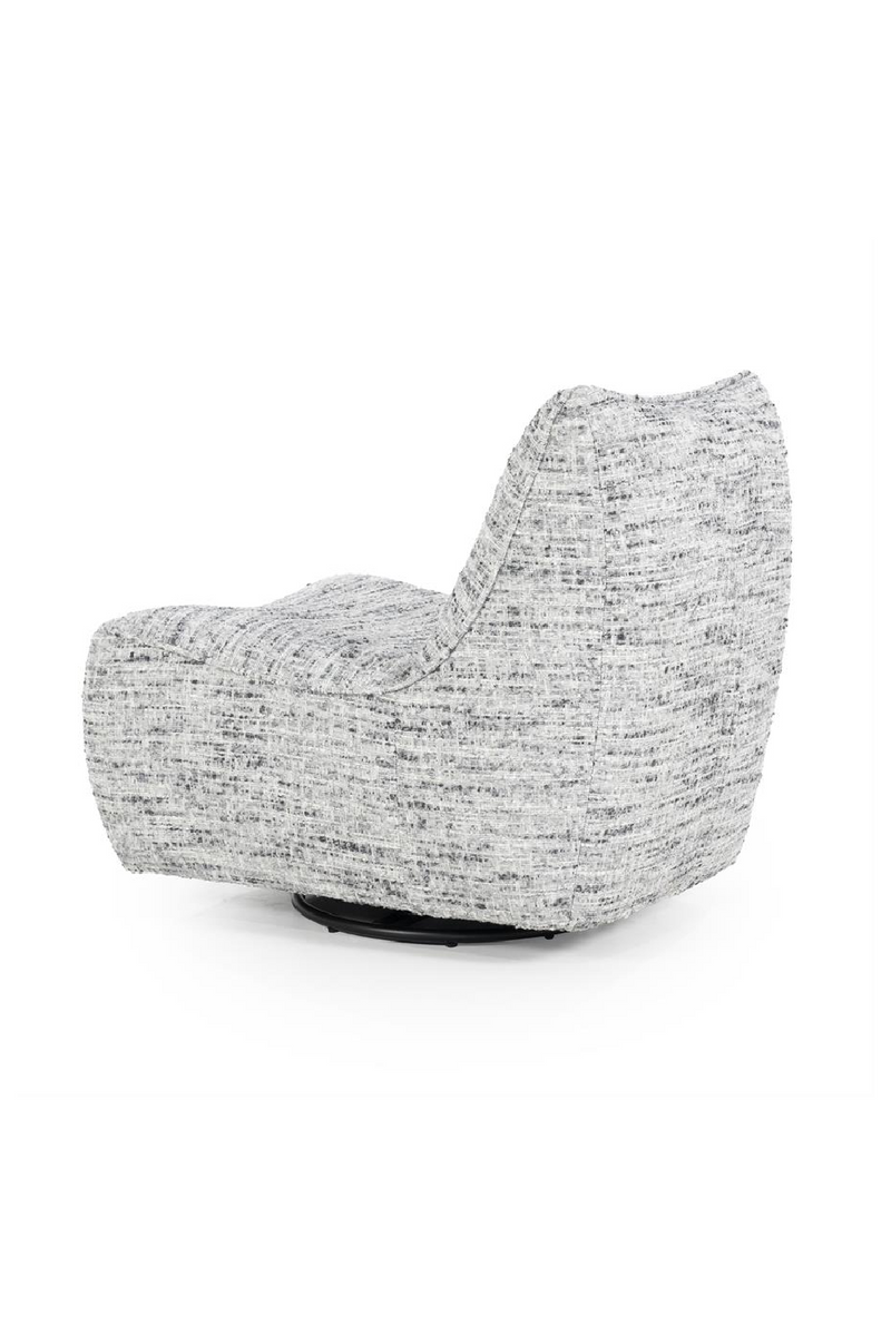 Sillón Giratorio de Tejido Gris Barkley | OROA Home Loys | Oroa.es