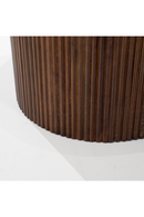 Mesa de Centro de Madera de Mango y Travertino | OROA Home Mari