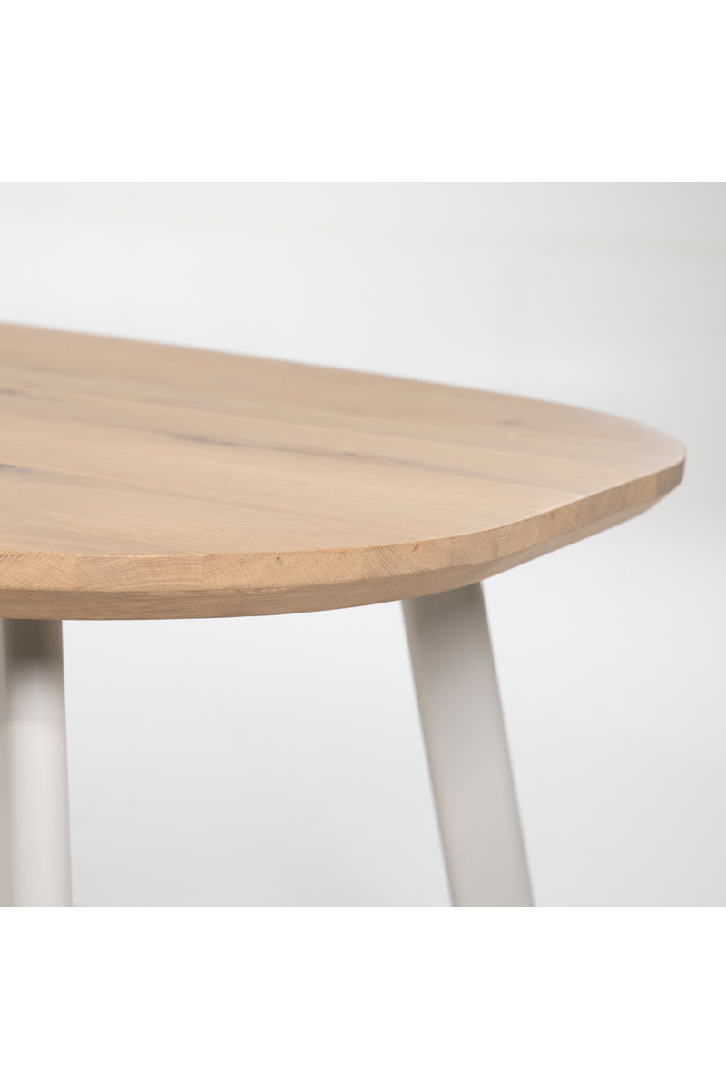 Mesa de Comedor de Madera de Roble y Metal | OROA Home Dion