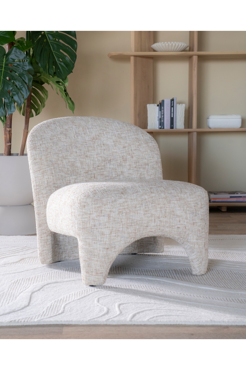 Sillón de Tejido Taupe Batea | OROA Home Owen