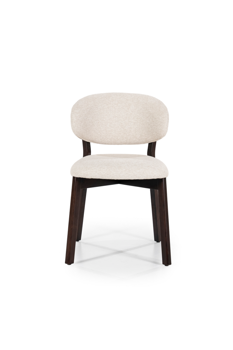 Silla de Comedor de Madera de Roble Marrón y Tejido | OROA Home Mikky | Oroa.es