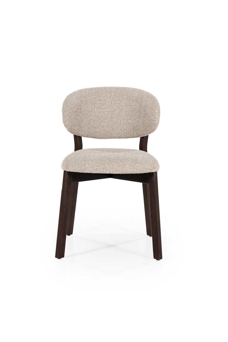 Silla de Comedor de Madera de Roble Marrón y Tejido | OROA Home Mikky | Oroa.es