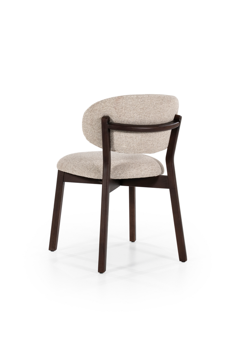 Silla de Comedor de Madera de Roble Marrón y Tejido | OROA Home Mikky | Oroa.es