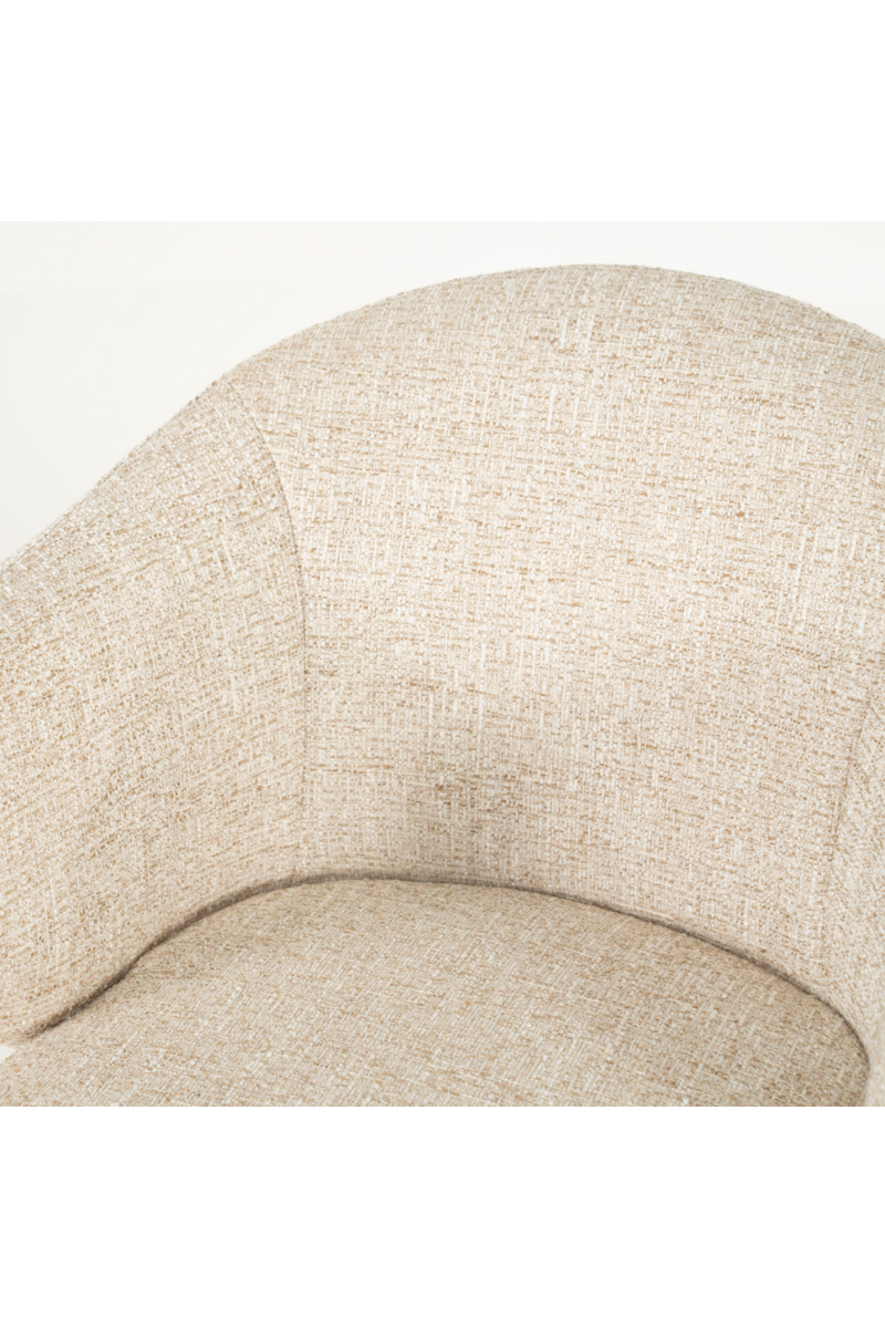 Sillón Giratorio con Base de Roble | OROA Home Connor | Oroa.es