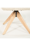 Sillón Giratorio con Base de Roble | OROA Home Connor | Oroa.es