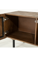 Mueble de TV de Madera de Mango Tallada | OROA Home Felix | Oroa.es