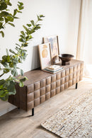 Mueble de TV de Madera de Mango Tallada | OROA Home Felix | Oroa.es