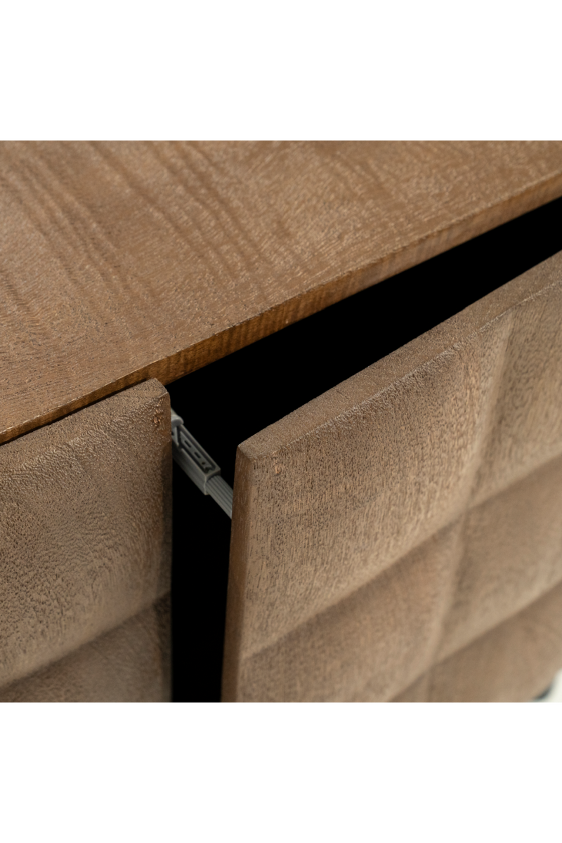 Mueble de TV de Madera de Mango Tallada | OROA Home Felix | Oroa.es