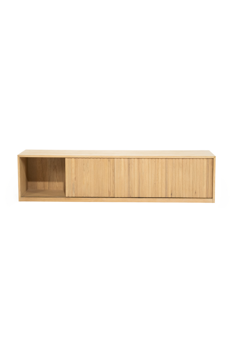 Mueble de TV Estriado de Roble - S | OROA Home Milo | Oroa.es