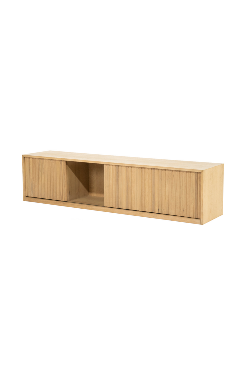 Mueble de TV Estriado de Roble - S | OROA Home Milo | Oroa.es