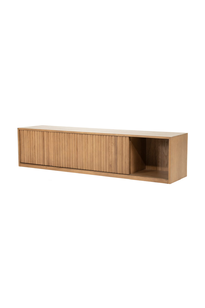 Mueble de TV Estriado de Roble - S | OROA Home Milo | Oroa.es