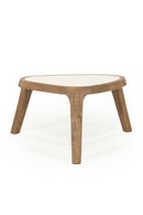 Mesa de Centro con Tablero de  Mármol Blanco | OROA Home Fred | Oroa.es